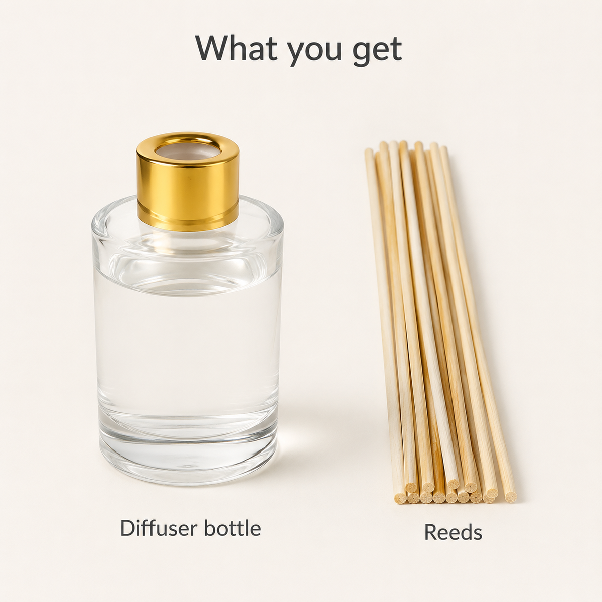 Creamy Vanilla Reed Diffuser 100ml Fragrance Oil & Reeds Home Scent