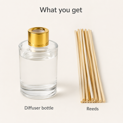 Creamy Vanilla Reed Diffuser 100ml Fragrance Oil & Reeds Home Scent