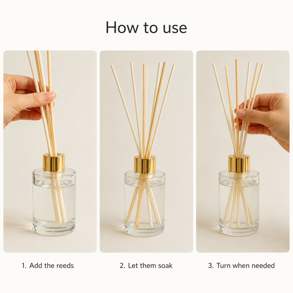 Creamy Vanilla Reed Diffuser 100ml Fragrance Oil & Reeds Home Scent